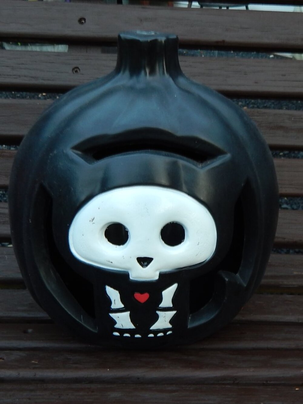 Skelanimals Halloween Pumpkin Blowmold Jack O Lantern Halloween Decor 9" Rare